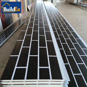 แผ่นผนังภายนอกโลหะแกะส<span class=keywords><strong>ล</strong></span>ักประหยัดพ<span class=keywords><strong>ล</strong></span>ังงานพร้อมฉนวนโฟม <span class=keywords><strong>PU</strong></span> - Product Image 5