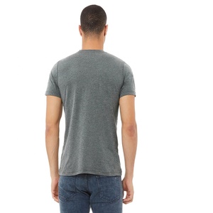 สีเทาเข้ม Heather แขนสั้นขายส่งเสื้อยืดฤดูร้อนระบายอากาศเสื้อยืด Unisex ผู้ใหญ่ Sofspun Jersey เสื้อยืดลูกเรือ - Product Image 6