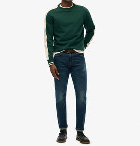 Sudaderas de Felpa Tejida para Hombre, Diseño Moderno y Duradero, Personalizables, Cuello Acanalado de Dos Tonos, Sudaderas de Hombre - Product Image 4