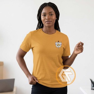 เสื้อยืดชมรมหญิง GREEK TREASURES Sigma Gamma Rho ขายส่ง ผ้าฝ้ายเจอร์ซีย์ 100% คอกลม ปักลาย สำหรับฤดูร้อน - Product Image 5