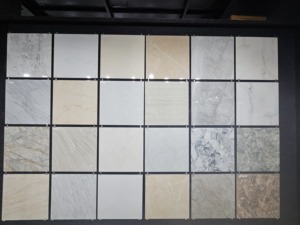 Carrelage de sol en porcelaine brillante blanc Carrara 600x600 mm, épaisseur 8 mm, antidérapant, avec accents marbre Porcelanato, garantie 5 ans pour les espaces de vie - Product Image 2