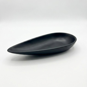 Modern Silver Aluminum Leaf Shaped Salad Bowl Premium Fruit Serving Dish Hotel Buffet Ramadan <b>Table</b> Decor - Product Image 2