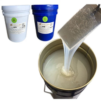 Caoutchouc de silicone liquide RTV-2 à faible viscosité pour la fabrication de moules en résine époxy (sphères, cubes, pyramides, cendriers, sous-verres, pendentifs en pierre)