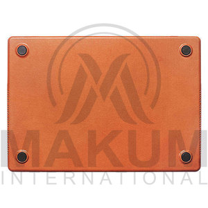 high quality Brown Leather Laptop Case with Magnetic Closure for <b>MacBook</b> and Other Laptops - Product Image 3