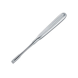 Elevador periostal recto de acero alemán Adson de 17 cm con borde roma para limpieza de prótesis dentales de Grip Surgical - Product Image 1