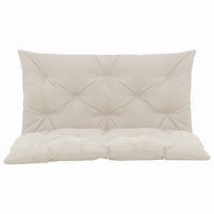 Coussin en tissu crème 39.4 "pour chaise balançoire d'extérieur - Product Image 3