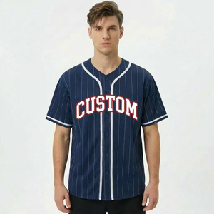 Créez Votre Propre Marque : Maillots de Baseball et de Softball Personnalisés pour Hommes avec Logo d'Équipe, T-shirts à Manches Courtes, Maillots de Baseball Oversize - Product Image 1