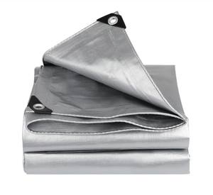 Les bâches grises résistantes de PVC imperméabilisent la couverture de tente de camion avec le tissu tissé industriel de revêtement de Taraulin de style simple du Vietnam - Product Image 1