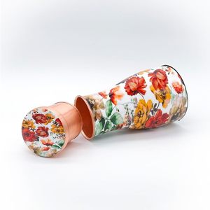 Offre Exceptionnelle : Carafe à Eau en Cuivre avec Couvercle – Design Classique, Idéale pour le Bureau, Écologique, Pot Métallique Portable, Style Premium - Product Image 1