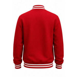 Chaqueta Universitaria Delta Sigma Theta Roja y Gris con Letras Bordadas, Logotipo del Capítulo, Estilo Preppy, Unisex, para Otoño - Product Image 6