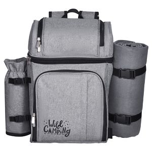 Zaino da Picnic alla Moda per 4 Persone con Scomparto Termico, Portabottiglie/Vino Staccabile, Zaino da Spiaggia Isolato - Product Image 6