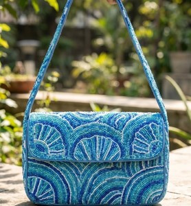 Factory Wholesale Hand Seed Beaded Flap Evening <b>Bag</b> London Eye <b>Big</b> Ben Beaded Crossbody Purse Shoulder <b>Bag</b> <b>for</b> <b>Women</b> Fashion - Product Image 3