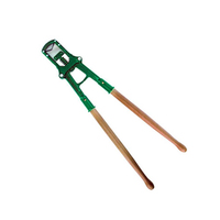 Coupe-ongles vétérinaire pour chien avec manches en bois, outil chirurgical durable pour animaux, lame en métal verte