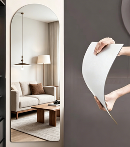 Arched Wall <b>Mirror</b> Glass Minimalist Design Decorative Home Use Wall Mounting - Product Image 5
