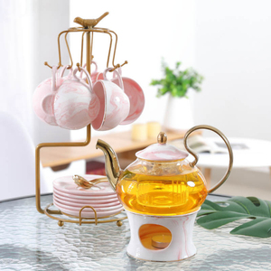 Premium White Ceramic Tea Set With <b>Silver</b> Border Design Elegant Tea Cups Stylish Teapot Decorative <b>Tray</b> Sugar Bowl Milk - Product Image 2