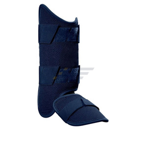 Protector de Piernas de Béisbol Premium, Protectores de Espinilla de Cuero PU, Protección Reforzada, Correas Ajustables, Duraderos para Entrenamiento - Product Image 3