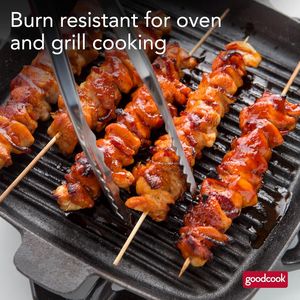 Spiedini di bambù da 12 pollici per uso quotidiano, 100 pezzi, durevoli, con punta singola, per grigliare, shish kebab, barbecue, kebab - Product Image 3
