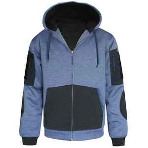 เสื้อฮู้ดกันหนาวแบบซิป ¼ ตัว สำหรับผู้ชาย ยี่ห้อ NURJENNA INDUSTRIES ผลิตจากผ้าฝ้าย 100% คุณภาพสูง ป้องกันการหดตัว พร้อมคุณสมบัติตรวจจับเข็ม  เหมาะสำหรับงานอุตสาหกรรมและงานที่ต้องการความปลอดภัย - Product Image 5