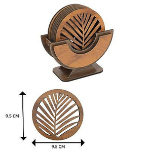 Eco-Friendly Wooden <b>Coasters</b> Natural Home Decor From India Free Shipping for <b>Table</b> Usage Wholesale - Product Image 4