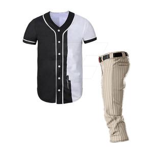 Vestes d'uniforme de Baseball pour hommes et femmes, costume de sport avec impression de nom d'équipe et à rayures, personnalisées, nouvelle collection - Product Image 5