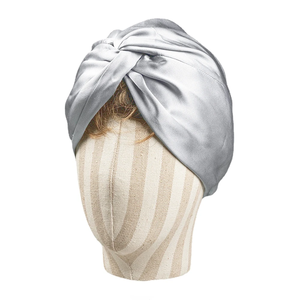 100 Bonnets Turban en Soie de Mûrier pour Femmes, Bonnets de Nuit Torsadés en Soie Pure, Bonnets de Nuit pour Cheveux Bouclés, Foulards pour Cheveux - Product Image 4