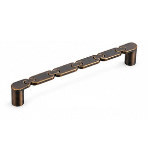 Satin <b>Silver</b> Brass Cabinet Bar Handle Contemporary Design Durable Eco-Friendly Antirust Customizable Size Kitchen Furniture - Product Image 6