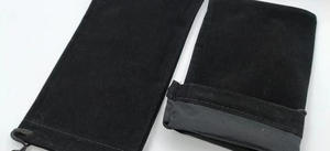 Étui à lunettes en microfibre douce avec logo personnalisé, sac de rangement pour lunettes avec cordon de serrage, étui de nettoyage des lentilles multicolores pour les voyages - Product Image 4
