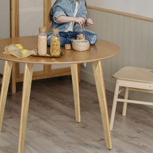 Pieds de table robustes en bois de caoutchouc massif, style minimaliste moderne, coniques, faciles à installer, remplacement DIY pour table à manger, hôpital, extérieur - Product Image 2