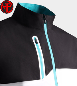เสื้อกันฝนกอล์ฟแบบกันน้ำ ระบายอากาศได้ดี คอตั้ง แขนครึ่งตัว สำหรับกิจกรรมกลางแจ้ง ป้องกันลม เสื้อแจ็คเก็ตกันลมสำหรับเล่นกีฬา - Product Image 3