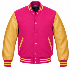 Chaqueta Varsity Marrón para Hombre de WESTMARK APPAREL INDUSTRY, Cuello Alto con Botones a Presión, Ecológica, Transpirable, Resistente al Viento, Ropa de Abrigo para Otoño - Product Image 4