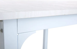 Fabriqué au Vietnam, table à manger pliable en bois durable, polyvalente et pratique pour les petits espaces et les appartements. - Product Image 4