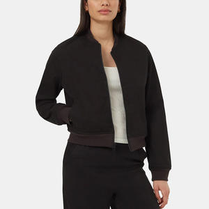 Blouson Bomber Femme Haut de Gamme Personnalisable Imperméable Coupe-Vent Broderie Fermeture Éclair Vêtement d'extérieur Manches Détachables pour Marquage - Product Image 3