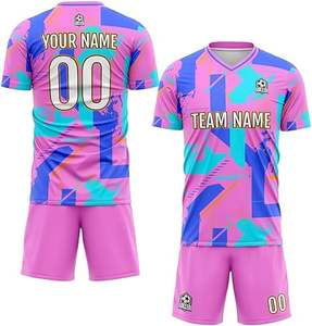 Uniforme de Fútbol de Último Diseño 100% Poliéster, Nuevo Estilo, Uniforme Profesional para Adultos, Calidad Premium, Color Personalizado, Logotipo Personalizado - Product Image 1