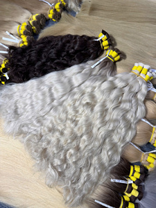 Extensiones de Cabello Humano Virgen Vietnamita de 28 Pulgadas y 100 Gramos, Alta Calidad 613ASH con Puntas Super Dobles, Gran Venta - Product Image 6