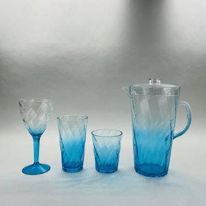 Bol de service en plastique acrylique de couleur personnalisée pour le stockage des collations, l'affichage des salades et des fruits - Product Image 6