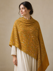 Estolas 100% Lana con Bordado Floral en Toda la Superficie - Product Image 2