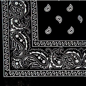 Pañuelo Multiusos de Algodón Satinado con Diseño Paisley, Suave al Tacto, Transpirable, para la Cabeza, Muñeca, Cara, para Hombres y Mujeres - Product Image 4