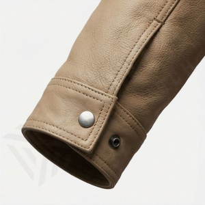 NAI-0466B Chaqueta de Cuero para Hombre, Chaqueta de Motociclista, Abrigo de Moda para Motociclistas, Prenda Superior Protectora para Motociclismo de Color Personalizado - Product Image 6