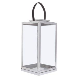 Lanterne en acier résistant aux intempéries pour la décoration de patio et de jardin, offrant une éclairage extérieur fiable avec une beauté rustique - Product Image 5