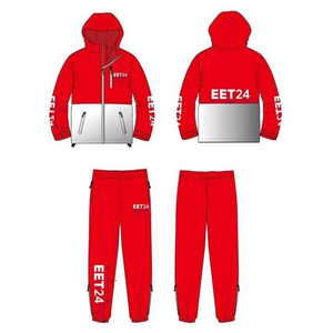 Fashion Oversized Windbreaker Set Custom Logo Print Baggy Shorts for Men Summer Streetwear Designer Nylon Shorts Set - Product Image 2