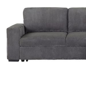 Divano Componibile Melody Grigio per Soggiorno Senza Letto Estraibile - Product Image 4