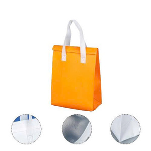 Sac isotherme CENPLAS NW-F en non-tissé thermosoudé, recyclable, pour pique-nique, courses, déjeuner, lait, aliments, gâteaux - Vente en gros - Product Image 5