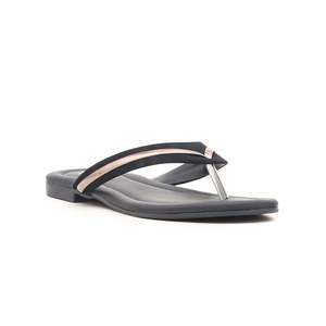 Chappal แฟชั่นลำลองสีดำสำหรับผู้หญิง - Product Image 2