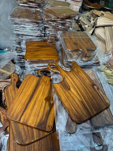 Planche à découper en bois robuste pour restaurant, hôtel, cuisine, préparation alimentaire et planche à viande très résistante - Product Image 5