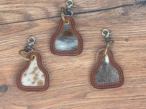 Nouveau porte-clés en cuir de vachette de conception de vente chaude porte-clés en cuir véritable porte-clés élégants porte-clés de haute qualité de forme Unique - Product Image 4