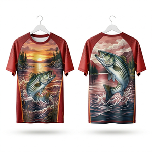 Camiseta de Pesca Personalizada, Sublimada, Manga Larga, Protección UV, Secado Rápido, Transpirable, para Deportes al Aire Libre - Product Image 4