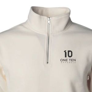 เสื้อสเวตเชิ้ตผู้ชายแบบซิป ¼ ตัว ผ้าพรีเมียม สวมใส่สบาย แฟชั่นลำลอง อุ่นสบาย แขนยาว เหมาะสำหรับออกกำลังกาย - Product Image 3