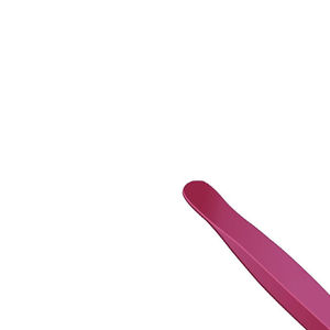 แหนบคิ้วสแตนเลสสีชมพู ปลายเฉียง DIY กำจัดขนแบบกันลื่น - Product Image 3