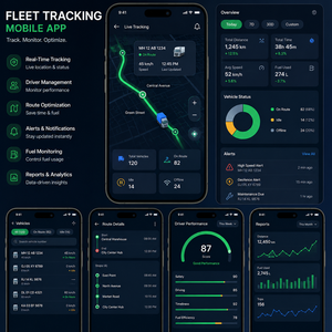 Application mobile avancée de suivi de flotte : Gestion des conducteurs en temps réel, optimisation des itinéraires, surveillance du carburant, compatible Android, iOS et Web - Product Image 2
