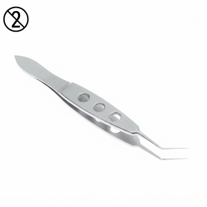 Pinzas de Capsulorrhexis Utrata MICS de Acero Inoxidable, Instrumento Microquirúrgico Oftálmico Desechable de Un Solo Uso, Caja de 10, Certificado CE - Product Image 5